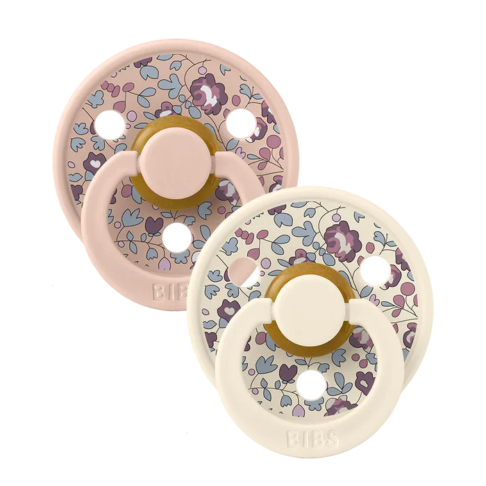 BIBS x Liberty London Round Dummies Twin Pack (DAMAGED PACKAGING)