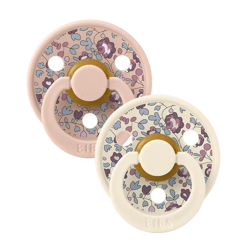 BIBS x Liberty London Round Dummies Twin Pack (DAMAGED PACKAGING)