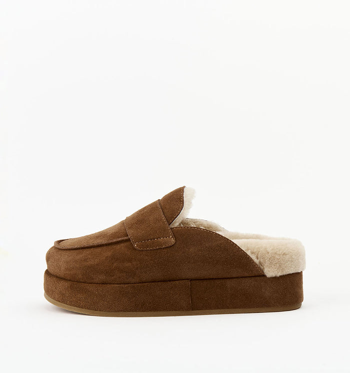 Mocha Suede/Shearling / 35