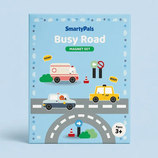 Busy Road Magnet Set