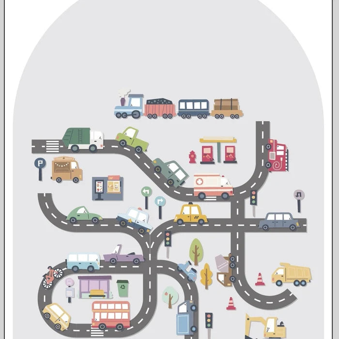 Busy Road Magnet Set