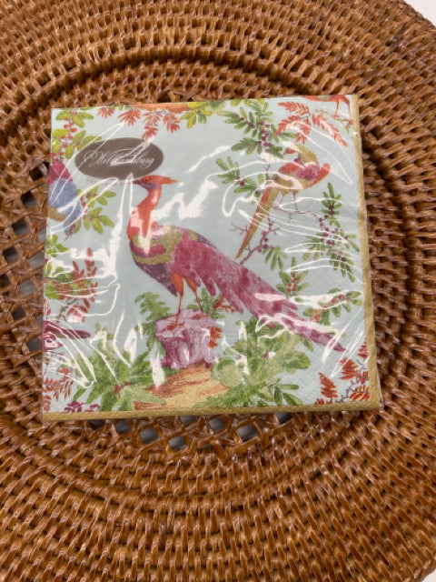 COCKTAIL NAPKIN CHELSEA BIRDS