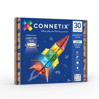 Connetix Magnetic Tiles Light Rocket Pack 30 pc