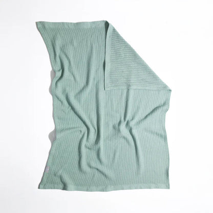 Cotton Bassinet Cellular Blanket - Sage (DAMAGED PACKAGING)