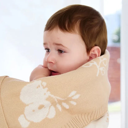 Cotton Knit Pram Blanket - Australiana