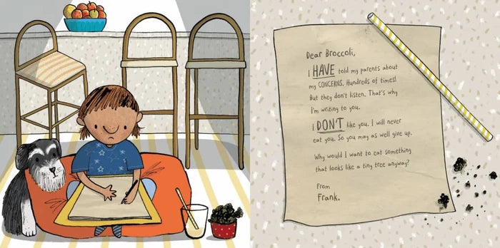 Dear Broccoli Hardcover Book