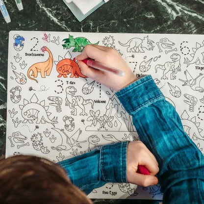 DinoRoar Classic Colouring & Doodle Mat