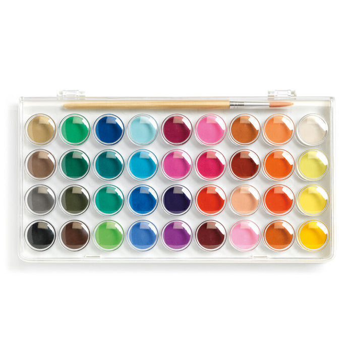 Djeco 36 Gouache Colour Paint Palette