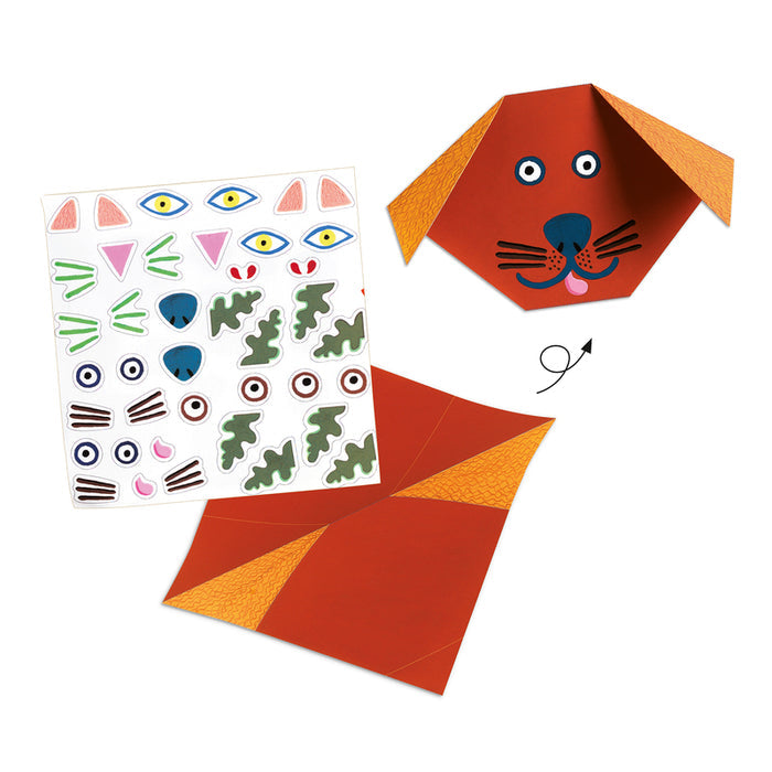 Djeco Animals Origami Craft Set