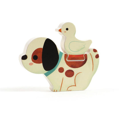 Djeco Puzz and Play Friends Wooden Puzzle