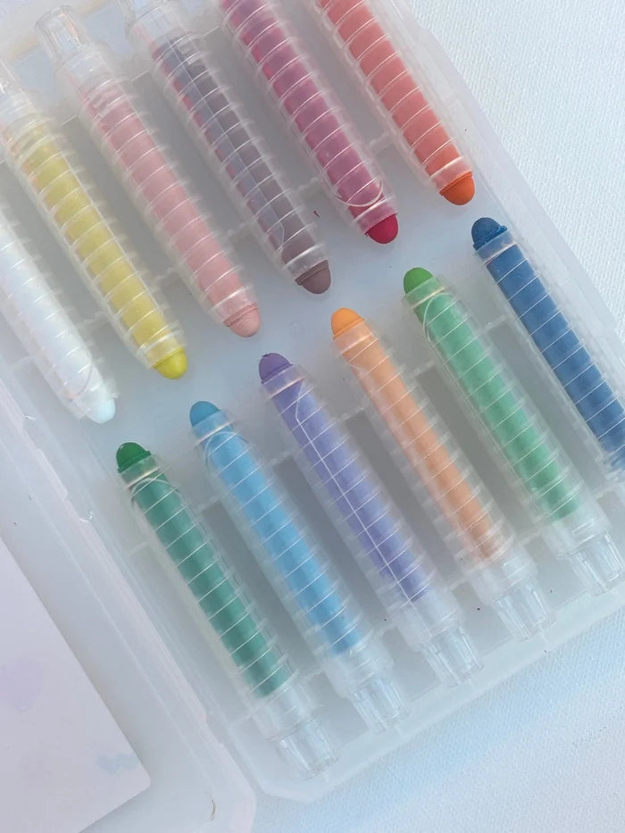 Dustless Chalk Crayons 12 Pack