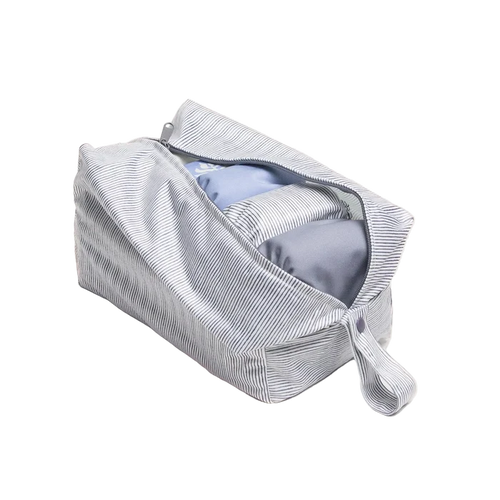 EcoNaps Pod Wet Bag | Indigo Pinstripe