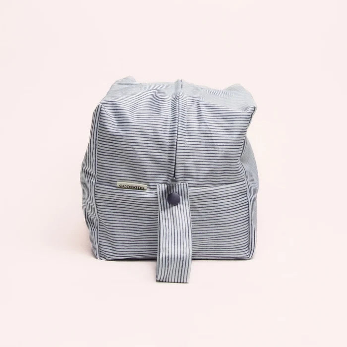 EcoNaps Pod Wet Bag | Indigo Pinstripe
