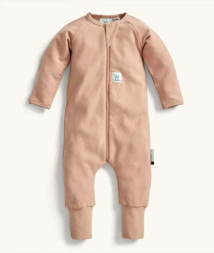 ergoPouch Layer | Long Sleeve Zip Bodysuit 1.0 TOG - Latte