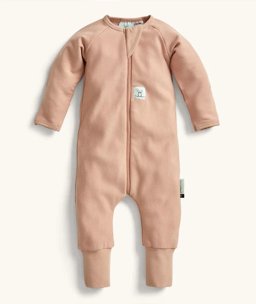 ergoPouch Layer | Long Sleeve Zip Bodysuit 1.0 TOG - Latte