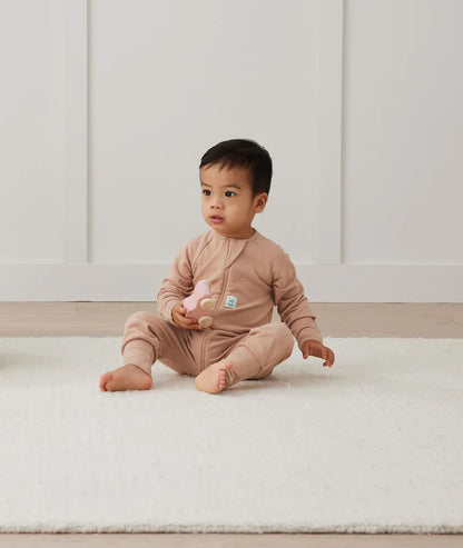 ergoPouch Layer | Long Sleeve Zip Bodysuit 1.0 TOG - Latte
