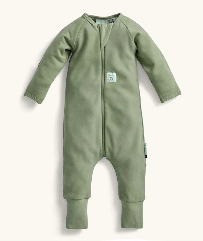 ergoPouch Layer | Long Sleeve Zip Bodysuit 1.0 TOG - Moss