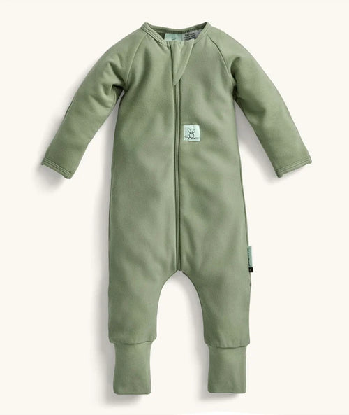 ergoPouch Layer | Long Sleeve Zip Bodysuit 1.0 TOG - Moss