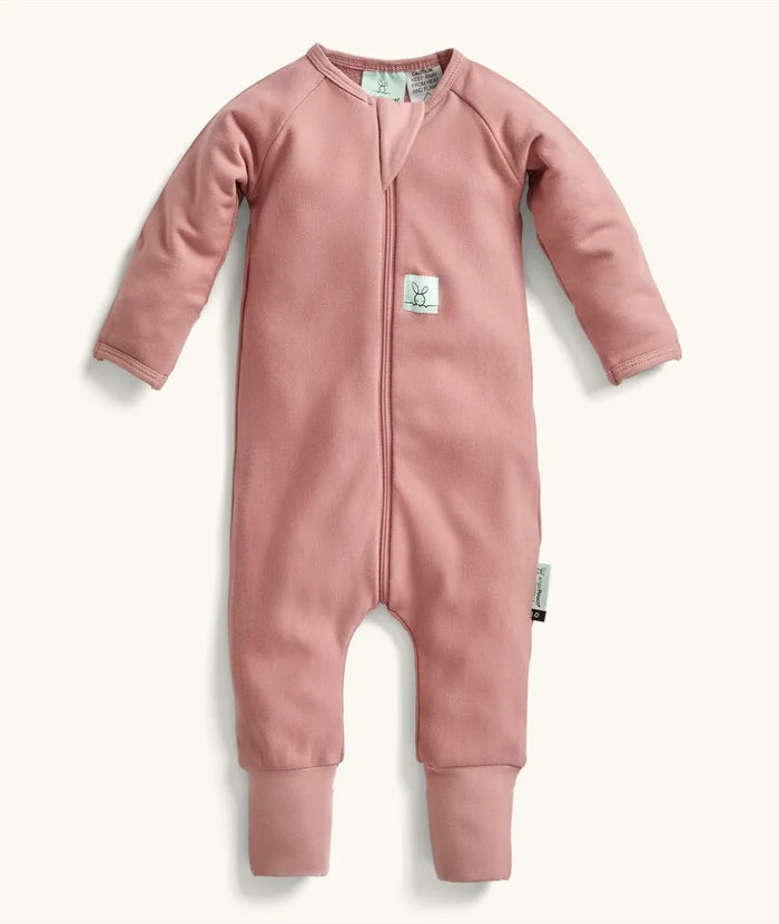 ergoPouch Layer | Long Sleeve Zip Bodysuit 1.0 TOG - Rose