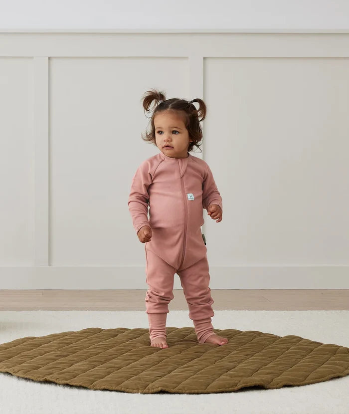 ergoPouch Layer | Long Sleeve Zip Bodysuit 1.0 TOG - Rose