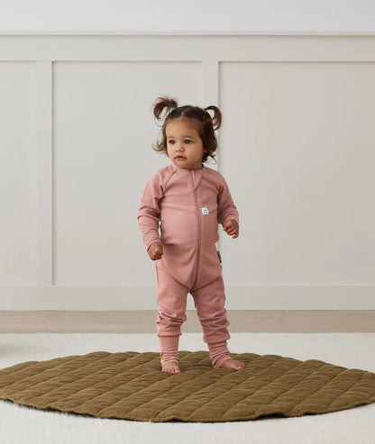 ergoPouch Layer | Long Sleeve Zip Bodysuit 1.0 TOG - Rose