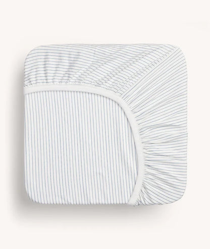ergoPouch Organic Fitted Bedside Co- Sleeper Sheet - Midnight Stripe