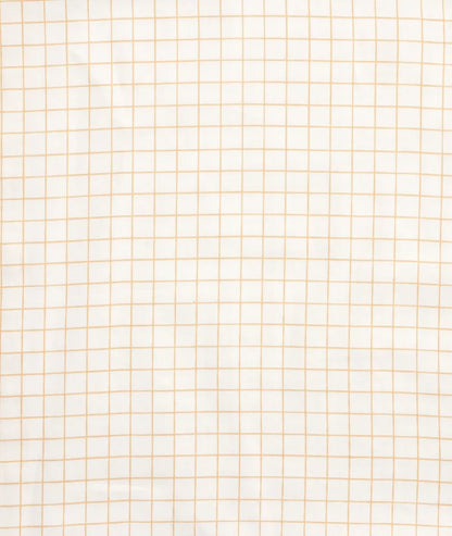 ergoPouch Organic Fitted Cot Sheet - Caramel Grid