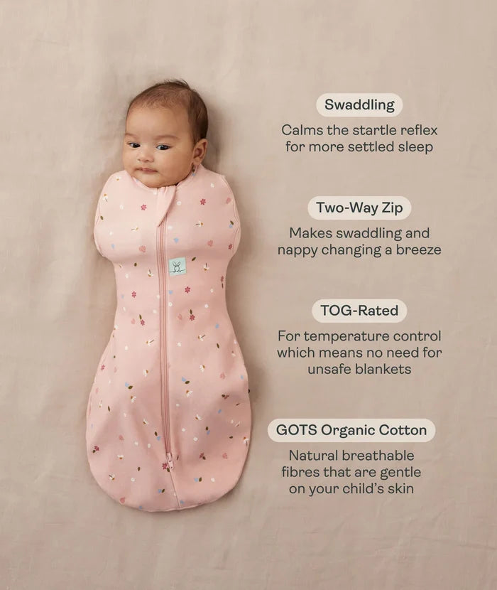 ergoPouch Tiny Baby (00000) Cocoon Zip Swaddle Bag 1.0 TOG - Sage