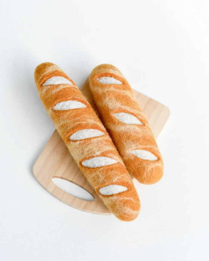 Felt Baguette (Set of 2) Felt Play Food