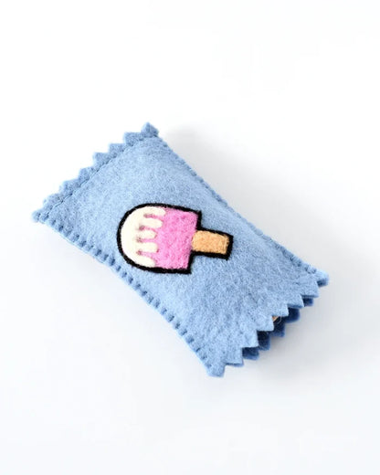 Felt Ice Cream Popsicle Toy With Wrapper