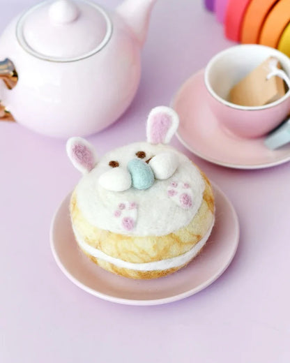Felt Play Food Rabbit Bunny Donut