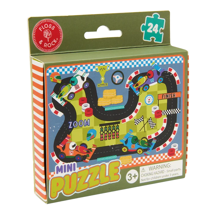 Floss & Rock 24 Pc Mini Puzzle - Cars