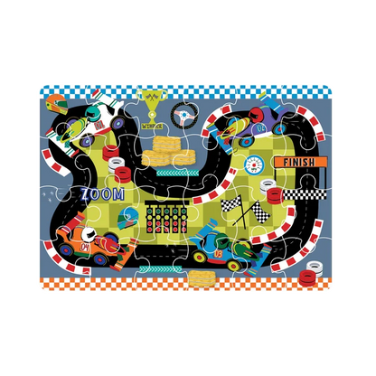 Floss & Rock 24 Pc Mini Puzzle - Cars