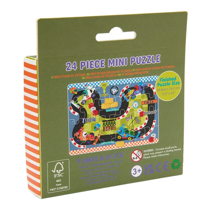 Floss & Rock 24 Pc Mini Puzzle - Cars