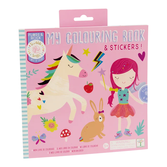 Floss & Rock Colouring & Sticker Book - Rainbow Fairy