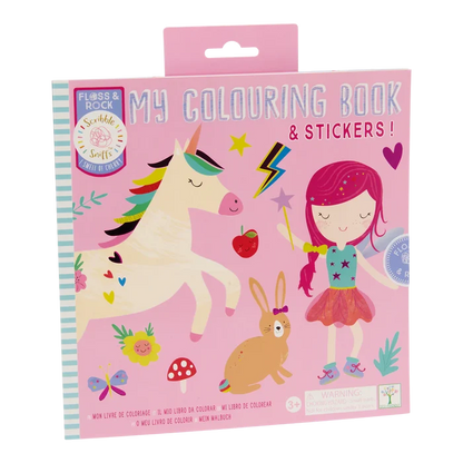 Floss & Rock Colouring & Sticker Book - Rainbow Fairy
