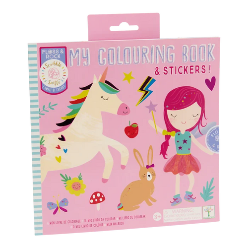 Floss & Rock Colouring & Sticker Book - Rainbow Fairy