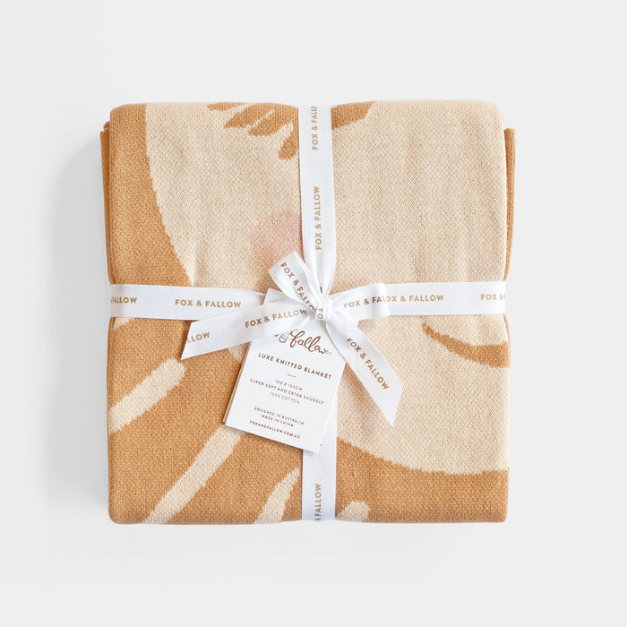 Fox & Fallow Cotton Blanket - Sunshine