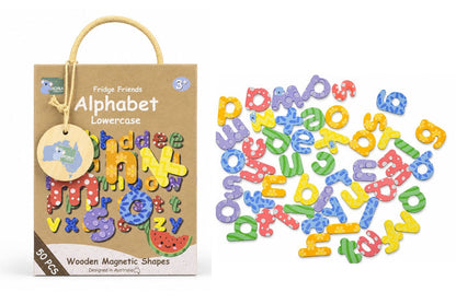 Fridge Friends 50 Piece Magnet Set - Lowercase Alphabet