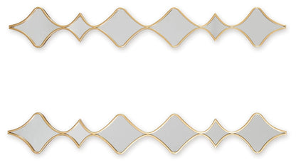 Harriswood Accent Mirror Set (2/CN)