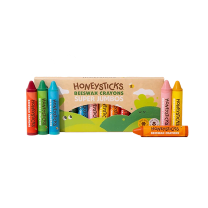 Honeysticks Beeswax Crayons Jumbos 12pk