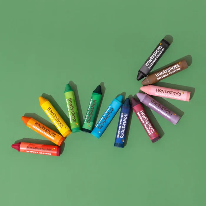 Honeysticks Beeswax Crayons Jumbos 12pk