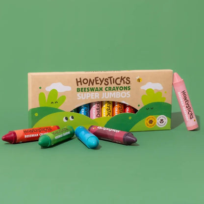 Honeysticks Beeswax Crayons Jumbos 12pk