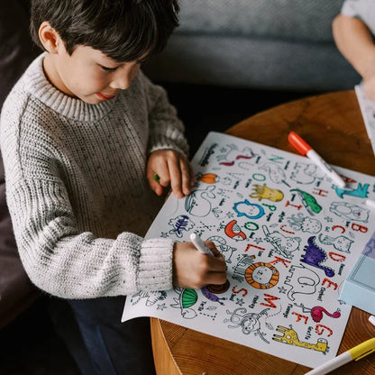 Into the Wild Classic Colouring & Doodle Mat