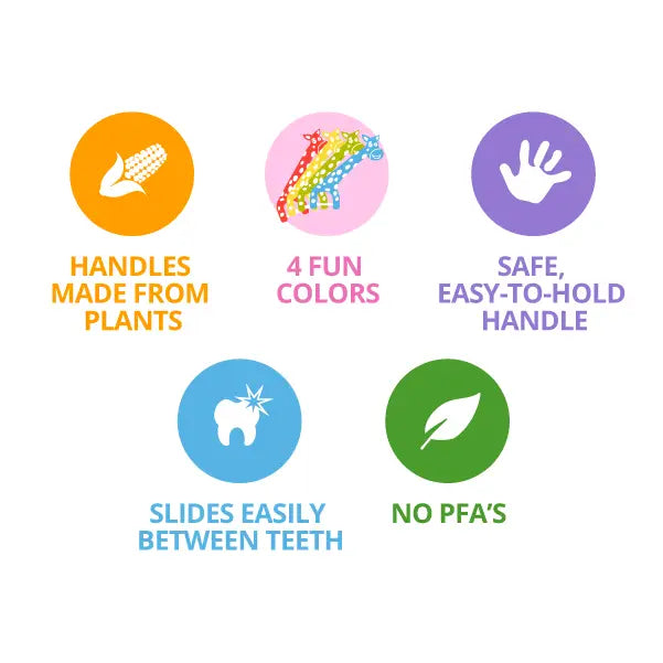 Jack N' Jill Biodegradable Floss Picks 30pcs