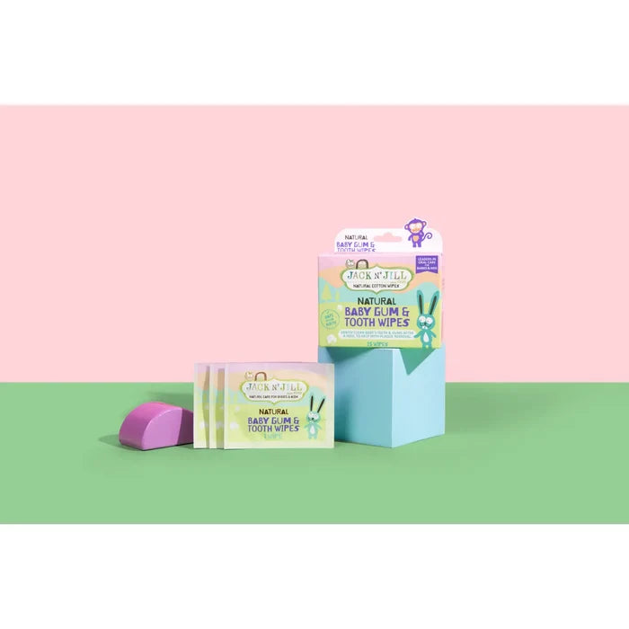 Jack N' Jill Natural Baby Gum & Tooth Wipes - 25 Pack