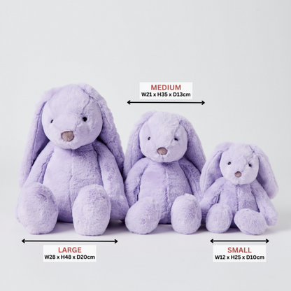 Jiggle & Giggle 48cm Bunny Plush Toy - Lilac