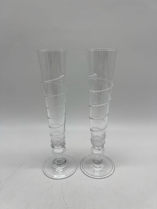 JULISKA SET OF 2 CHAMPAGNE FLUTES