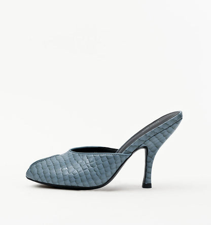 Denim Patent Croc / 35