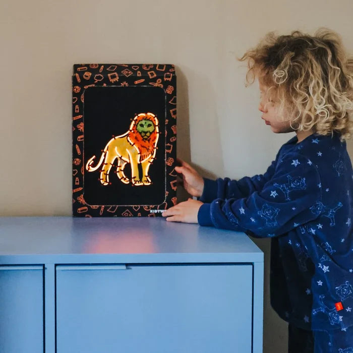 KIDYNEON Kit for Illuminated Wall Decoration - Animals